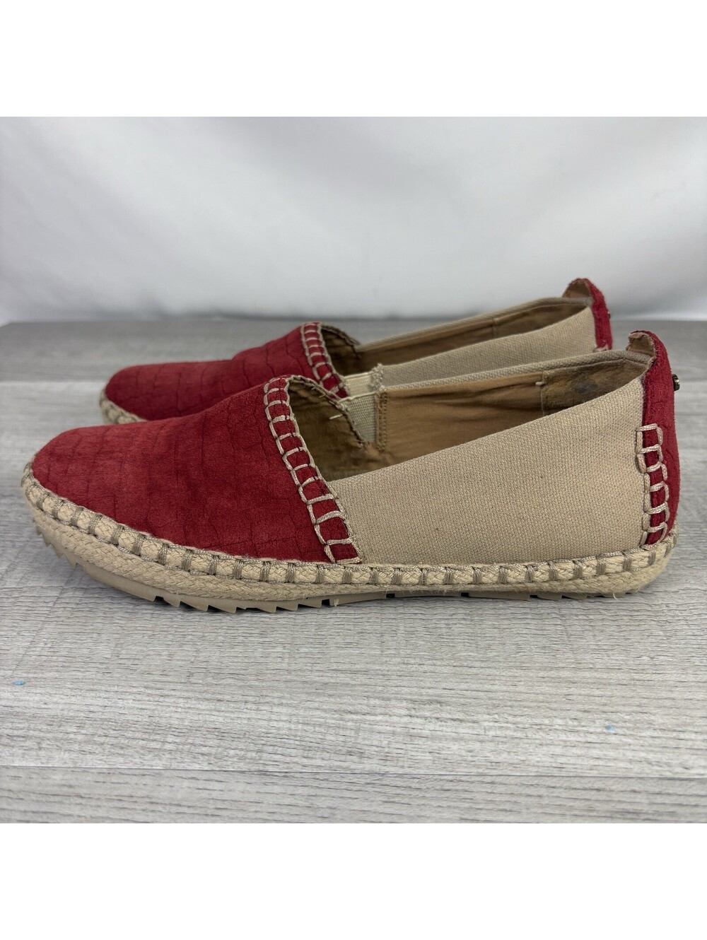 Von Dutch Women’s Colorblock Espadrille Slip-Ons – Size 6.5 Medium